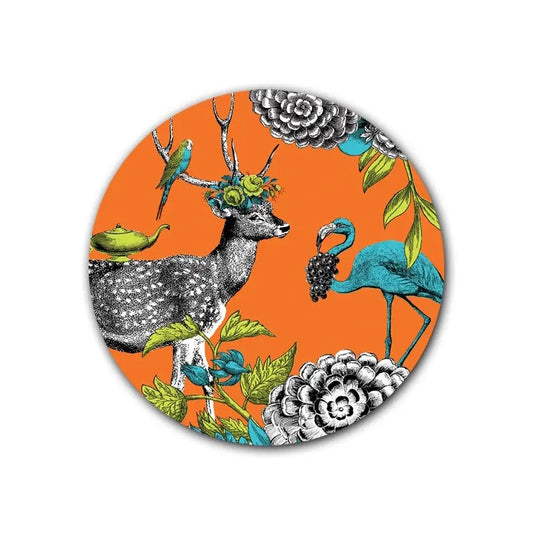 Repeat Repeat Managerie Deer Coaster / Orange