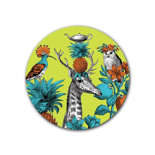 Repeat Repeat Managerie Giraffe Coaster / Green