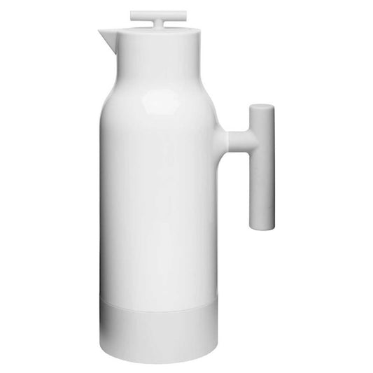 Accent Tea and Coffee Jug - White 1 Litre by Gustav Hallen for Sagaform