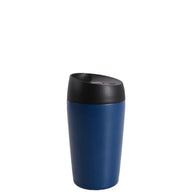 Loke double walled travel mug with locking function in blue H15cm 24cl by Sagaform