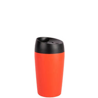 Loke double walled travel mug with locking function in red H15cm 24cl by Sagaform