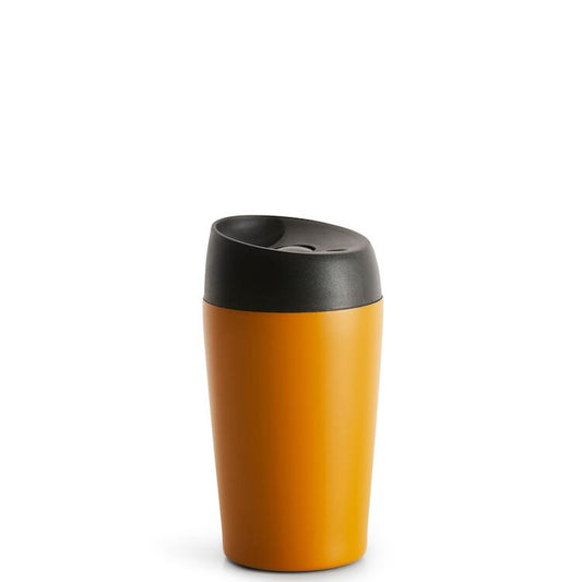 Loke Travel Mug Double Walled with Locking Function - Yellow H15cm 24cl by Sagaform