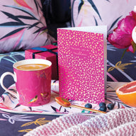 Sara Miller Chelsea Pink Bird Mug