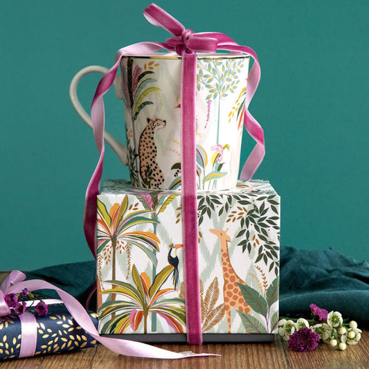 Sara Miller Palm Garden Mug