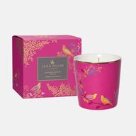 Sarah Miller Pink Birds Sandalwood, Cardamon & Oud Scented Candle