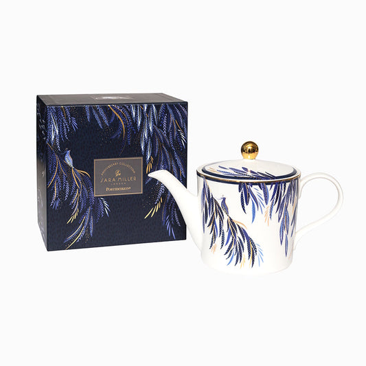Sara Miller Tail Feathers Teapot