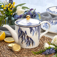 Sara Miller Tail Feathers Teapot