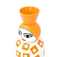Seletti Canopie Amina Porcelain Vase With Bowl Cover