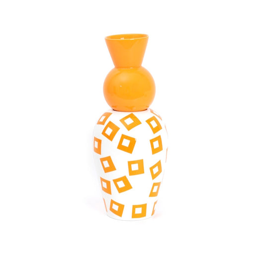 Seletti Canopie Amina Porcelain Vase With Bowl Cover