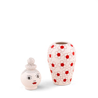 Seletti Canopie Pepa Porcelain Vase With Cover