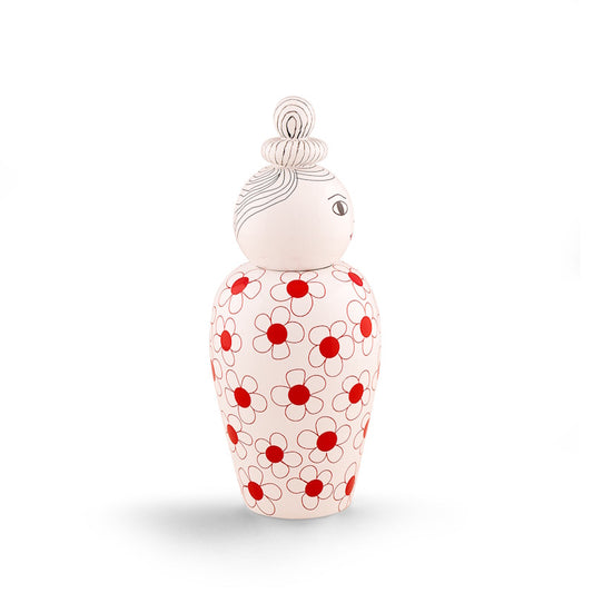 Seletti Canopie Pepa Porcelain Vase With Cover