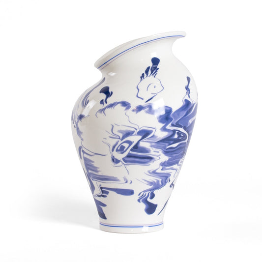 Seletti Classics On Acid Floral Delft Vase