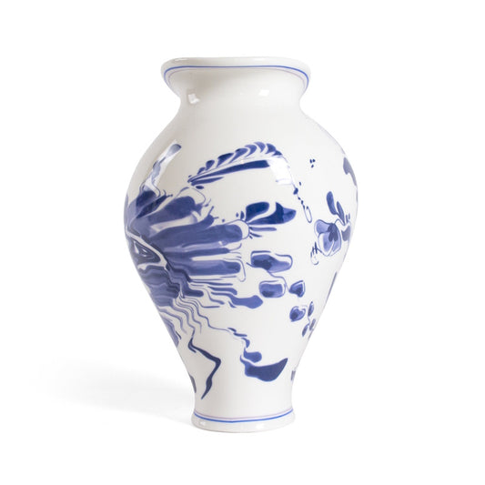Seletti Classics On Acid Floral Delft Vase