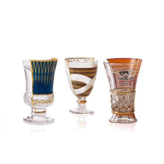 Seletti Hybrid Glasses Pannotia Set of 3