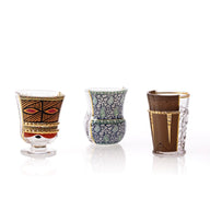 Seletti Hybrid Glasses Rodinia Set of 3