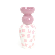 Seletti Canopie Luna Porcelain Vase With Bowl Cover