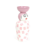 Seletti Canopie Luna Porcelain Vase With Bowl Cover