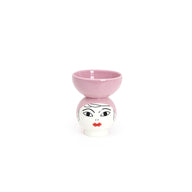 Seletti Canopie Luna Porcelain Vase With Bowl Cover