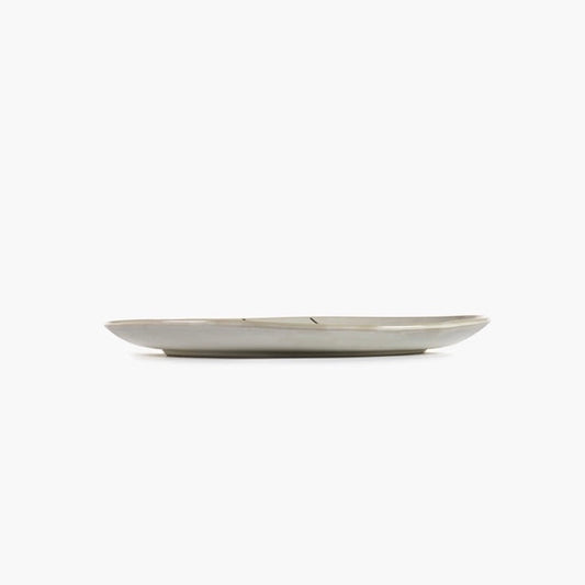 Serax La Mère Medium Round Plate Off-White and Black by Marie Michielssen