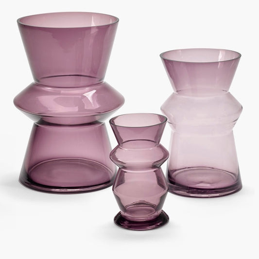 Serax Marie-Ann Purple Glass Vases by Marie Michielssen