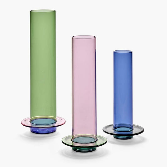 Serax Mix Glass Towers Vases by José Lévy