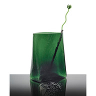 Serax Vase With Glass Tube 03 Green Josephine by Kris Van Assche