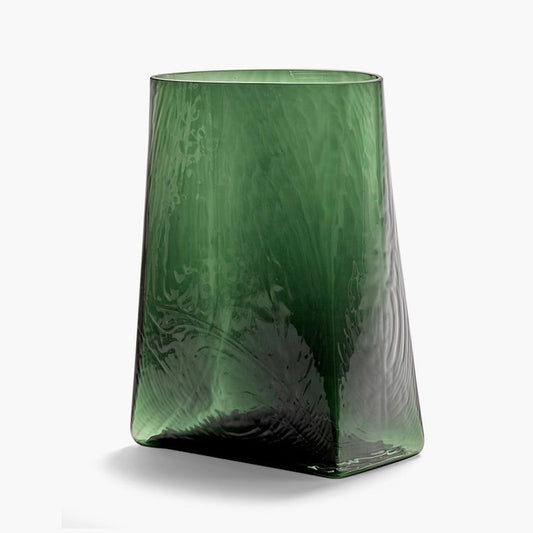 Serax Vase With Glass Tube 03 Green Josephine by Kris Van Assche