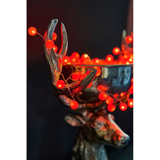 Lightstyle London Snowberry Red String Lights / Mains 3 Metres