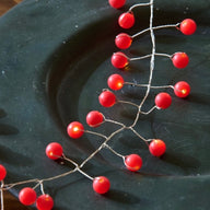 Lightstyle London Snowberry Red String Lights Mains 3 Metres