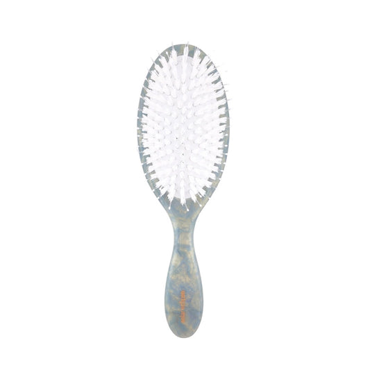 Solar Eclipse Hand-Painted Japanese Lily Amazing Acetate 2-1 Daily Hair Brush
