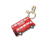Solar Eclipse Hand-Painted London Bus Bag Charm and Keychain