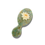 Solar Eclipse Hand-Painted Lotus Acetate Handbag Hero Hair Brush