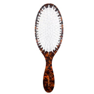 Solar Eclipse Hand-Painted Lucky Clover Amazing Acetate 2-1 Daily Hair Brush