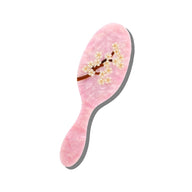 Solar Eclipse Hand-Painted Pink Sakura Blossom Amazing Acetate 2-1 Daily Hair Brush