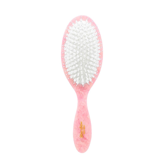 Solar Eclipse Hand-Painted Pink Sakura Blossom Amazing Acetate 2-1 Daily Hair Brush