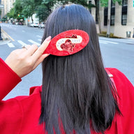 Solar Eclipse Hand-Painted True Love Amazing Acetate 2-1 Daily Hair Brush
