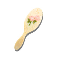 Solar Eclipse Hand-Painted Wild Roses Amazing Acetate 2-1 Daily Hair Brush