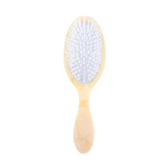 Solar Eclipse Hand-Painted Wild Roses Amazing Acetate 2-1 Daily Hair Brush