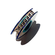 Solar Eclipse Hand Painted Evil Eye Claw Hair Clip