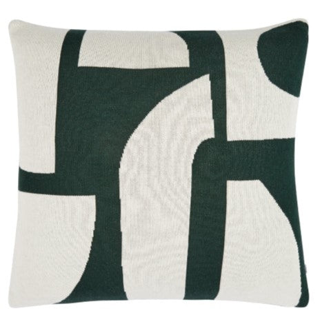 Sophie Home Bruten Range Soft Cotton Knit Cushion - Forest Green 50 x 50cm