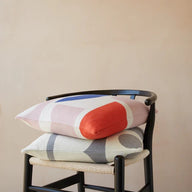 Soft Cotton Knit Cushion Bruten Range in Grey 50 x 50cm by Sophie Home