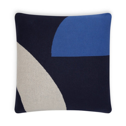 Sophie Home Ilo Soft Cotton Knit Cushion - Navy 50 x 50cm