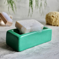 Stolen Form London Brick Soap Dish in Green