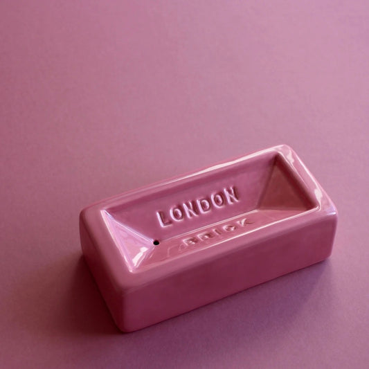 Stolen Form London Brick Soap Dish in Pink