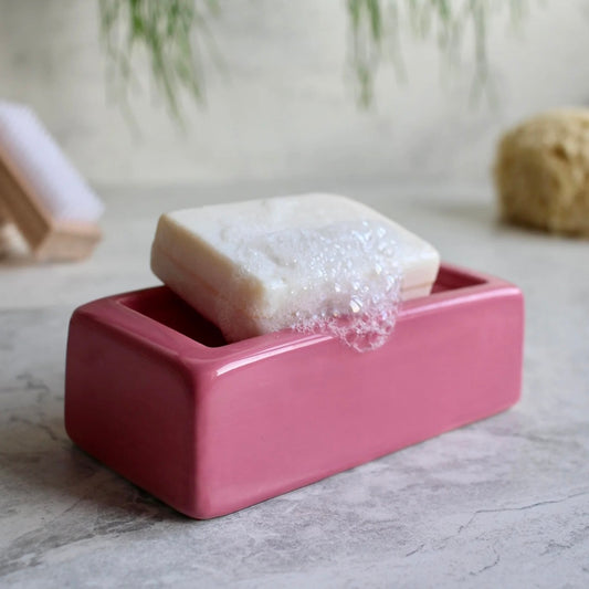 Stolen Form London Brick Soap Dish / Pink