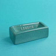 Stolen Form London Brick Soap Dish in Turquoise