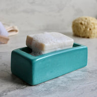 Stolen Form London Brick Soap Dish in Turquoise