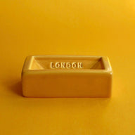 Stolen Form London Brick Soap Dish in Yellow