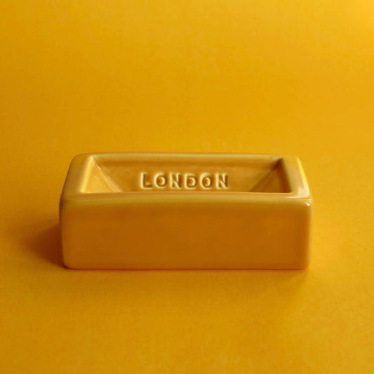 Stolen Form London Brick Soap Dish in Yellow