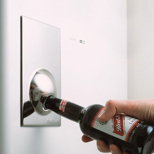 SUCK UK BOTTLE KEY OPENER METAL CAPS HARDENED STEEL RING SUCK UK BOTTLE KEY OPENER METAL CAPS HARDENED STEEL RING